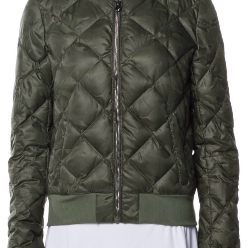 ALO Yoga Green Quilted Puffer Jacket